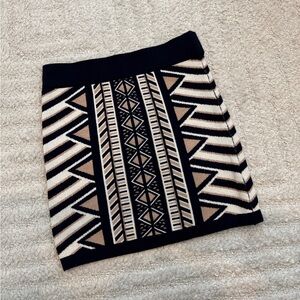 Like New! Double Zero Brand Sweater Knit Mini Skirt - Size Small